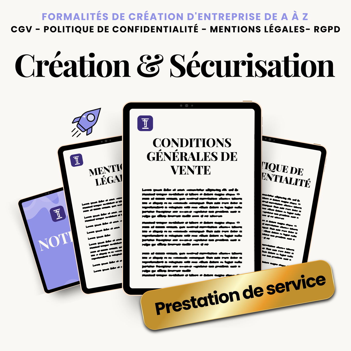 Pack Premium Création Micro & Conformité - Prestation de service
