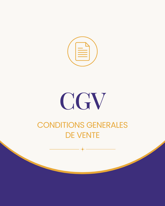 CGV Prestation de service - modèle adapté sur commande