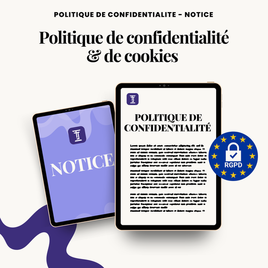 Politique de confidentialité & de cookies